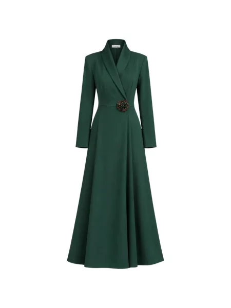 Rochie maxi Baruni verde