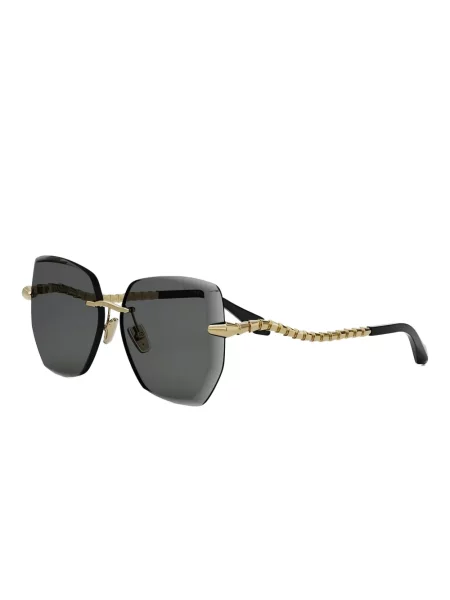 Ochelari de soare Bvlgari cu imprimeu geometric negru