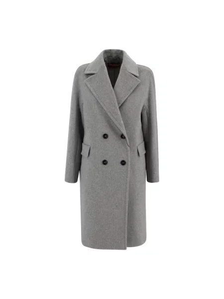 Płaszcz Max Mara Studio wełniany szary