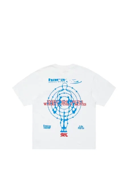 Tricou Edwin cu imagine alb