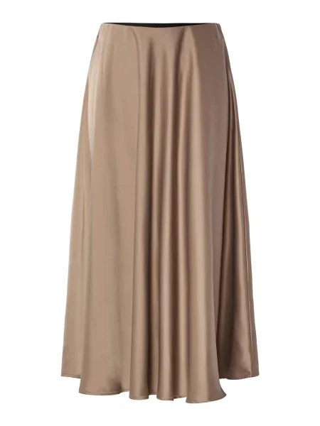 YAS Fustă YASPELLA deschis maro