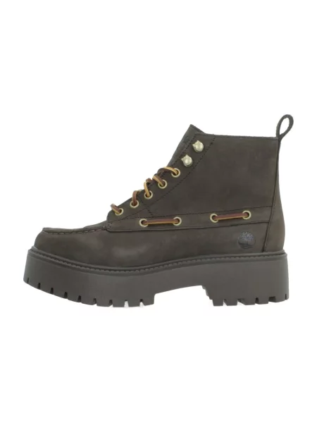Čipkované čižmy Timberland hnedá
