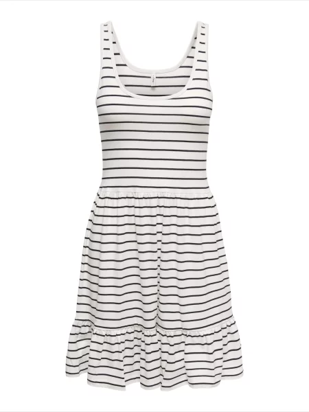 ONLY Rochie ONLBLOOM negru / murdar alb