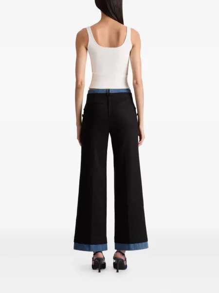 Pantaloni Alice + Olivia negru