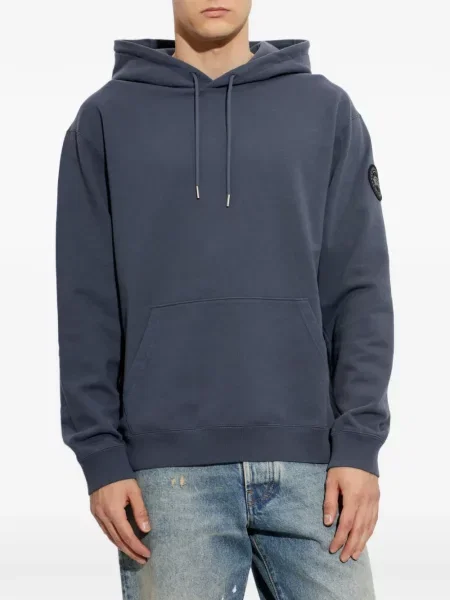 Hanorac cu glugă Canada Goose cu autograf albastru