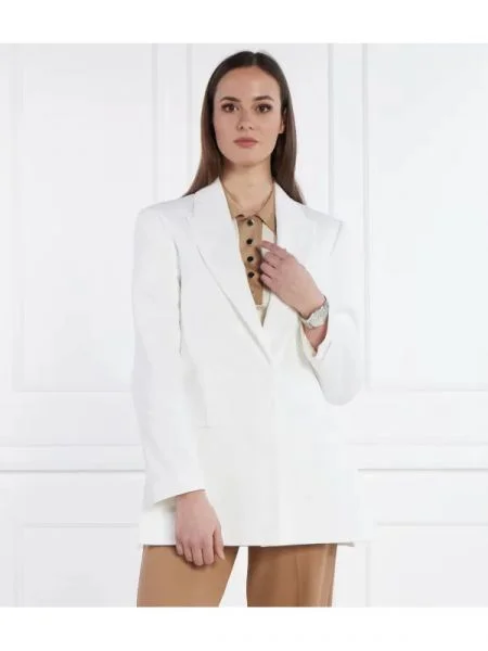 Calvin Klein Sacou TWILL TAILORED alb