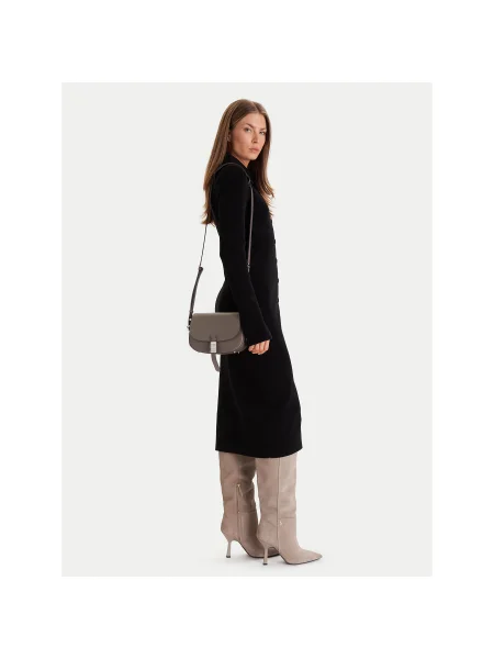 PINKO Geantă Saddle Mini PE PLTT gri