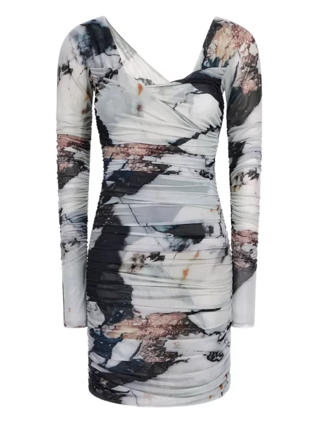 Rochie mini Roberto Cavalli cu imagine negru