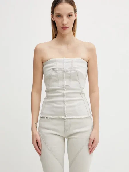 Rick Owens DRKSHDW bluză subtire de blugi