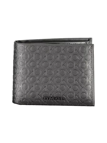 Portfel Ck Calvin Klein skórzany czarny