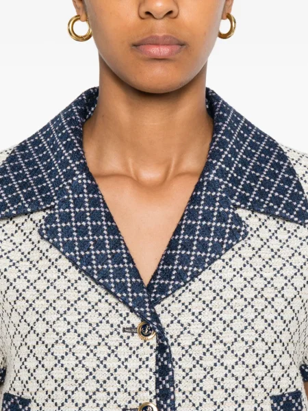 Scurt geacă Gucci cu imprimeu geometric