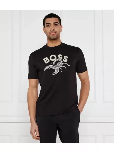 BOSS ORANGE Tricou Te_Bossfish negru