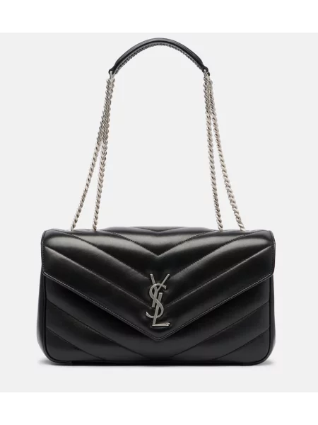 Geanta de piele Saint Laurent din piele negru