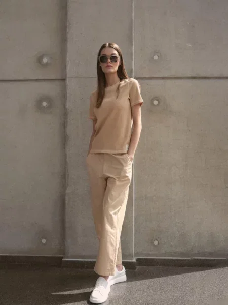 Футболка DIVERSE Allew бавовна/еластан бежевий