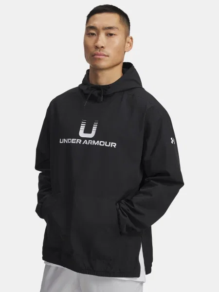 Суичър с качулка Under Armour черно