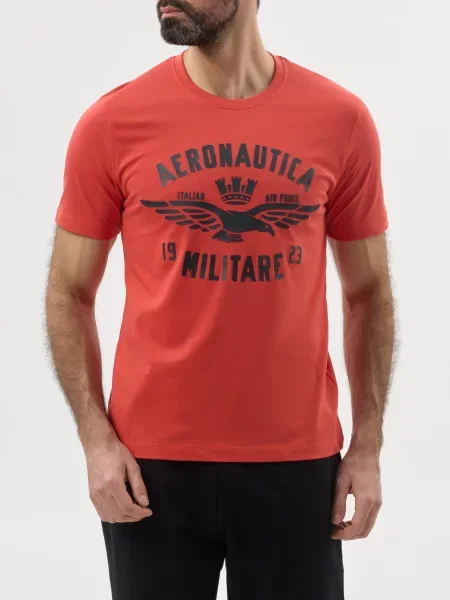 Футболка Aeronautica Militare красная