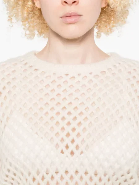 Pulover Max Mara lung alb