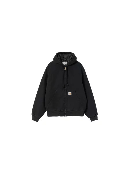 Carhartt WIP OG Active Jacket Black Stone Canvas Mężczyźni Kurtki Carhartt WIP Size: S czarny