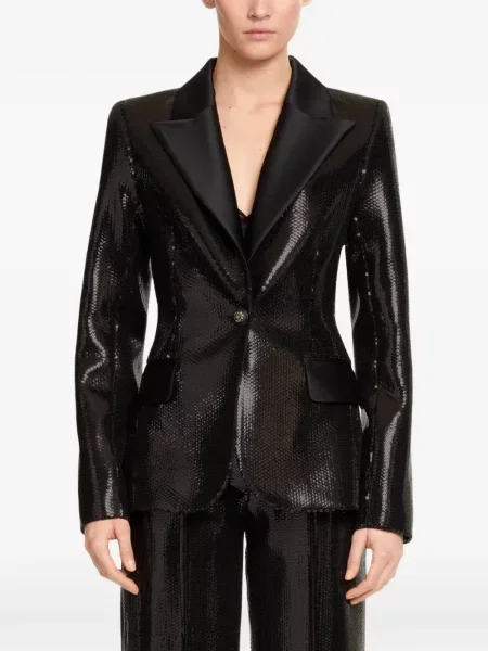 Sacou Elie Saab cu paiete negru