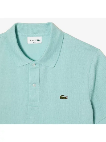 Lacoste Koszulka Polo Slim Fit Petit Piqué zielona