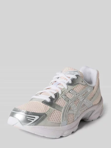 Sneakersy z detal z logo Asics białe