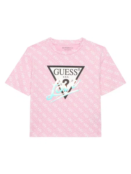Футболка Guess розовая