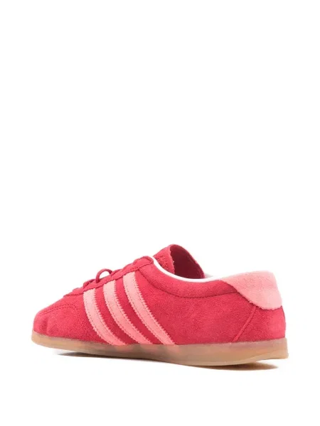 Ριγέ sneakers Adidas Gazelle κόκκινο