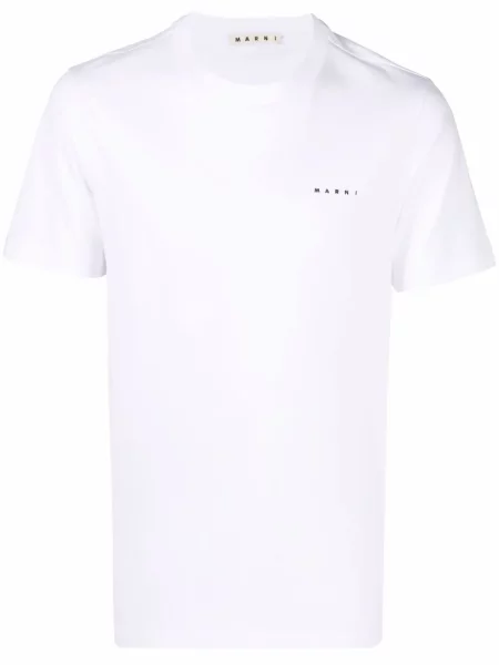 Tričko Marni s potiskem bílé