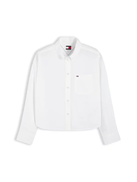Tommy Jeans Bluză ESSENTIAL' alb