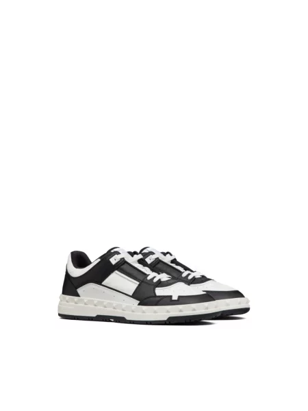 Lniane sneakersy Valentino Garavani białe