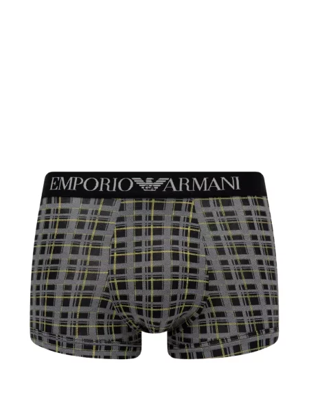 Boxeri Emporio Armani cu autograf negru