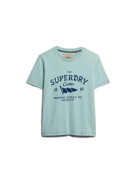 Koszulka Superdry Heritage Hamptons niebieska