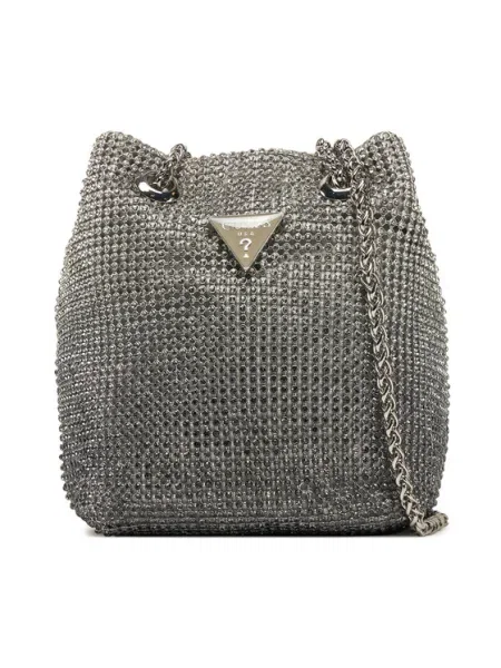 Дамска чанта Guess сребрист
