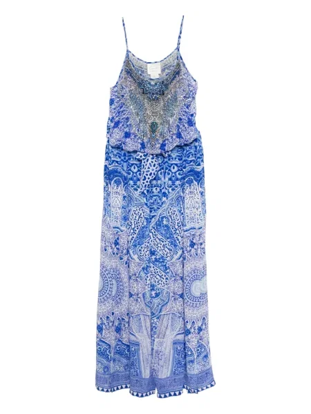 Grafic salopetă Camilla cu imagine albastru