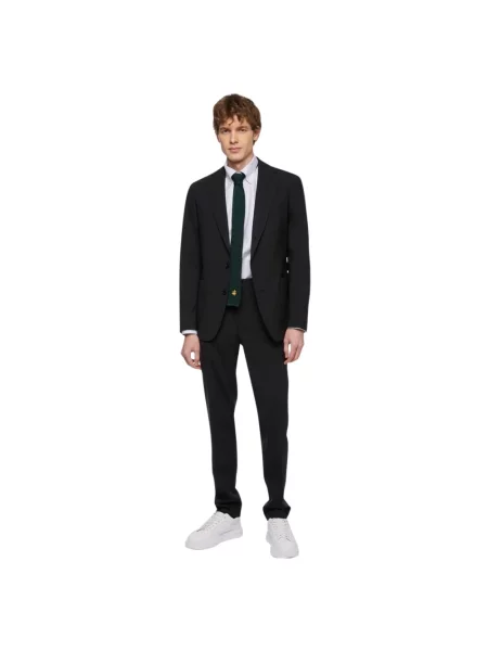 Garnitur Brooks Brothers wełniany czarny