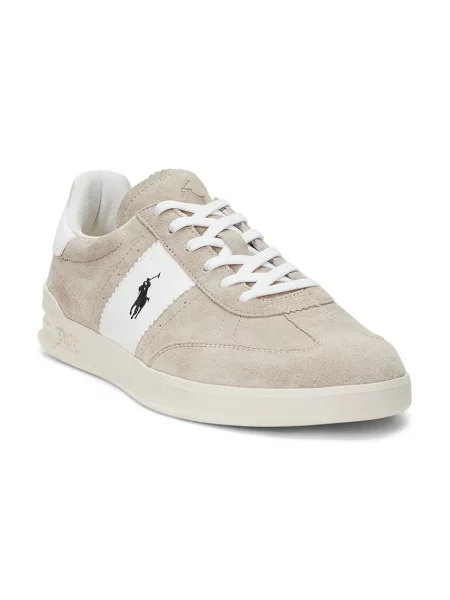 Замшеві кросівки Polo Ralph Lauren HRT Aera PP бежевий