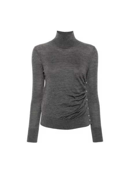 Sweter Pinko wełniany szary
