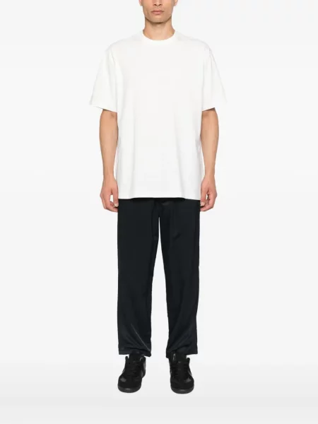Tricou Y-3 cu decolteu rotund alb