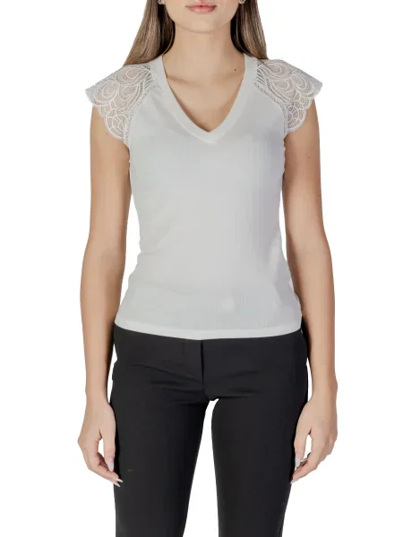 Bluză Morgan din dantelă cu mâneci din dantelă negru