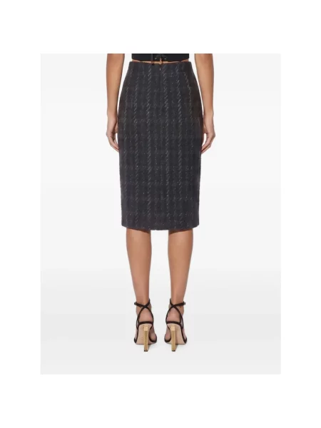 Spódnica midi Elisabetta Franchi czarna