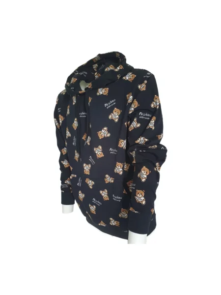 Bluza z kapturem Moschino czarna