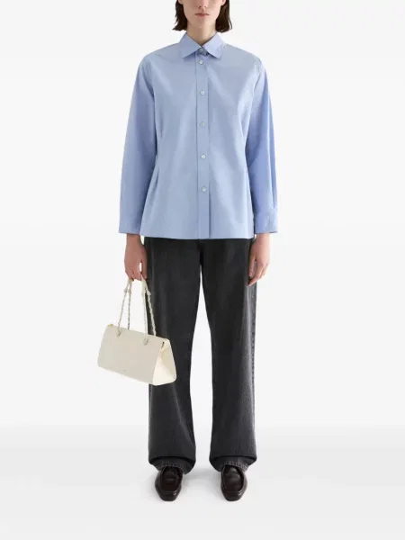 Blugi conici Jil Sander conici gri