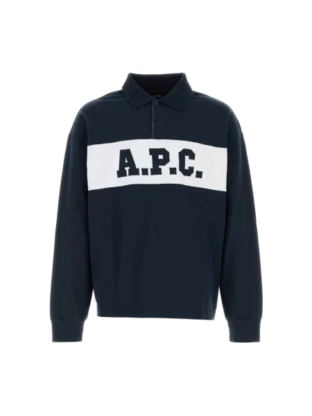 Koszula A.p.c. niebieska