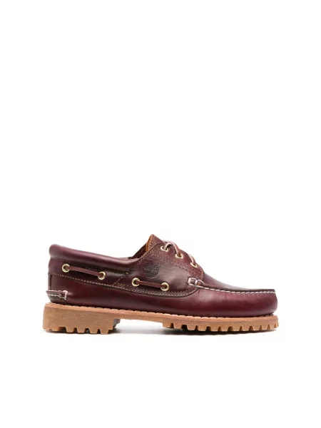 Timberland Mokasyny Authentics Boat 3 Eye Classic brązowy