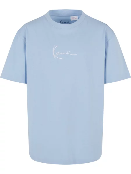 Karl Kani Tricou Essential albastru deschis / murdar alb
