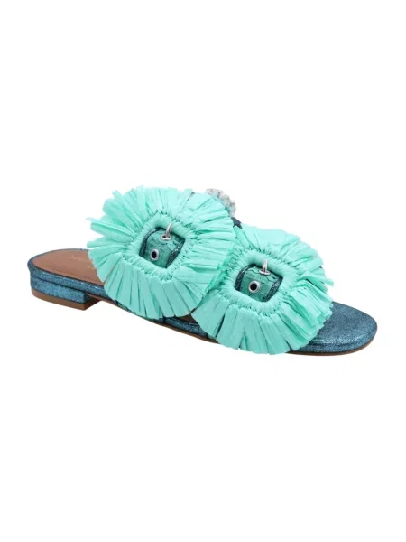 Klapki Kurt Geiger zielone