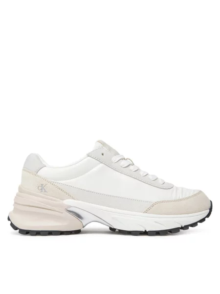 Buty Calvin Klein Hike Runner Mg Perl bright white/silver creamy białe