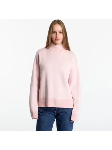 Пуловер GUESS Fiona Ls Crewneck Mountain Jacquard Low Key Pink M розово