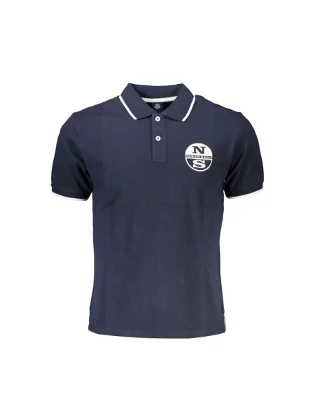 Koszulka polo North Sails z krótkim rękawem niebieska