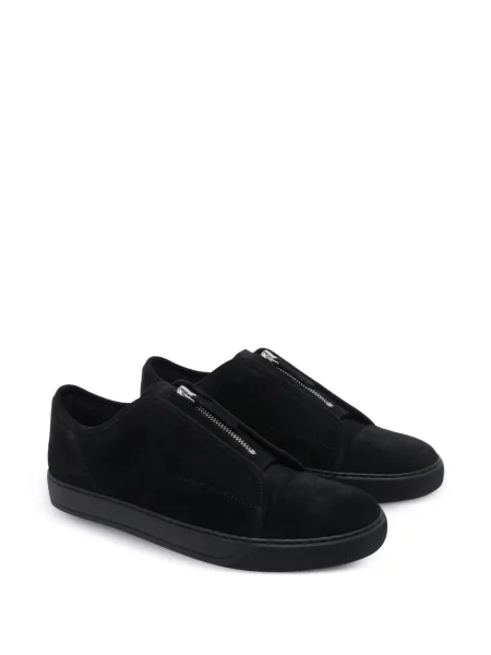 Sneakerși Lanvin din piele de căprioară negru